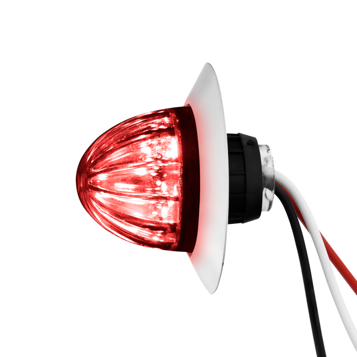 6 LED Dual Function 1-1/4" Watermelon Light With Stainless Steel Bezel