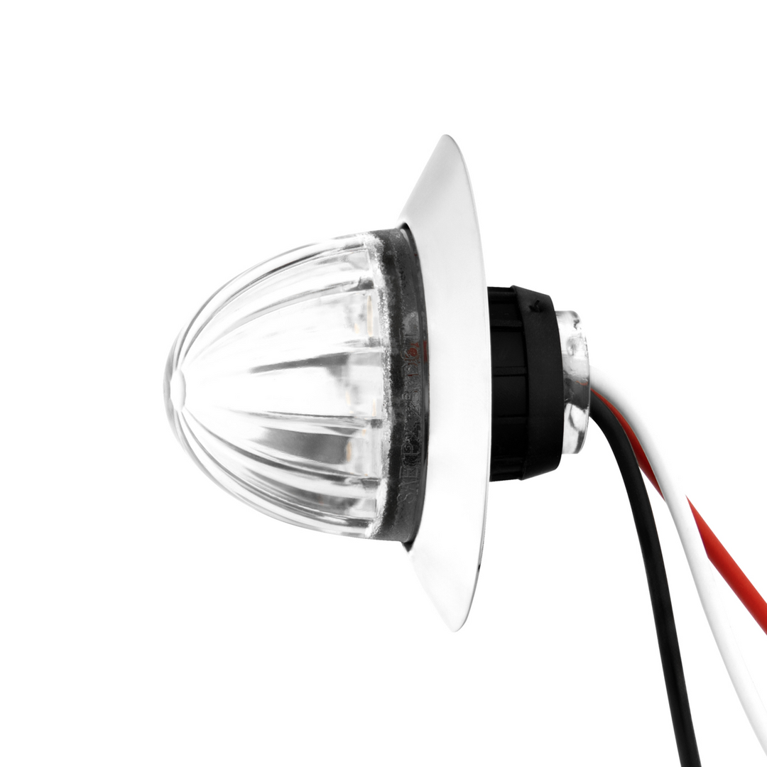 6 LED Dual Function 1-1/4" Watermelon Light With Stainless Steel Bezel