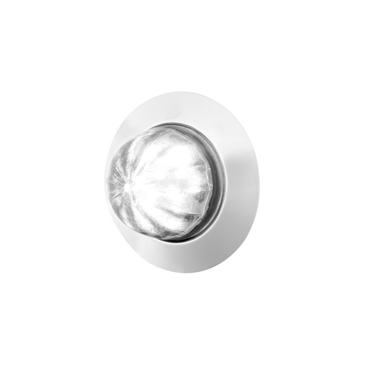 6 LED Dual Function 1-1/4" Watermelon Light With Stainless Steel Bezel