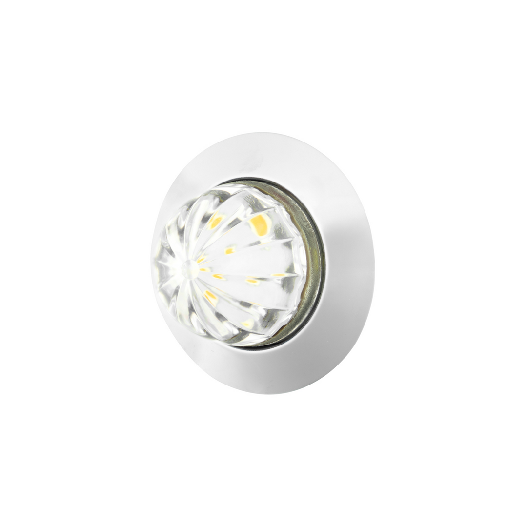 6 LED Dual Function 1-1/4" Watermelon Light With Stainless Steel Bezel