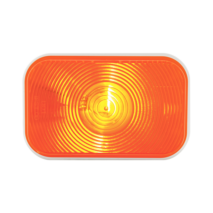 Rectangular Turn Signal Light - Amber Lens