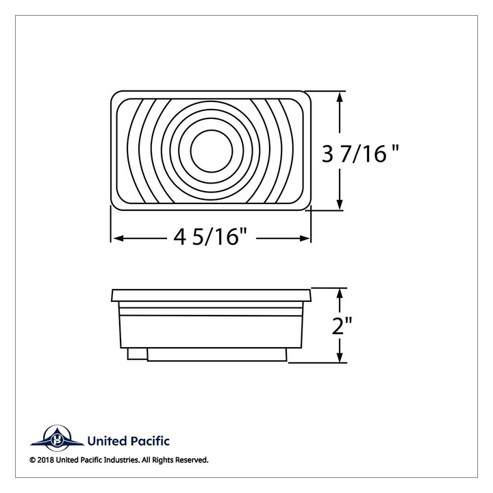 Rectangular Back-Up Light