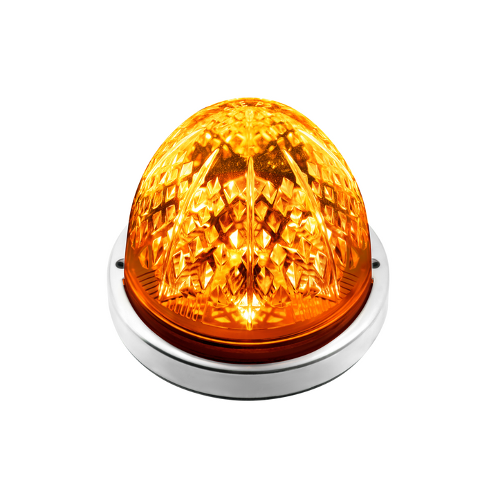 Crystal-Comet 9 LED Dual Function Watermelon Light With Stainless Steel Bezel