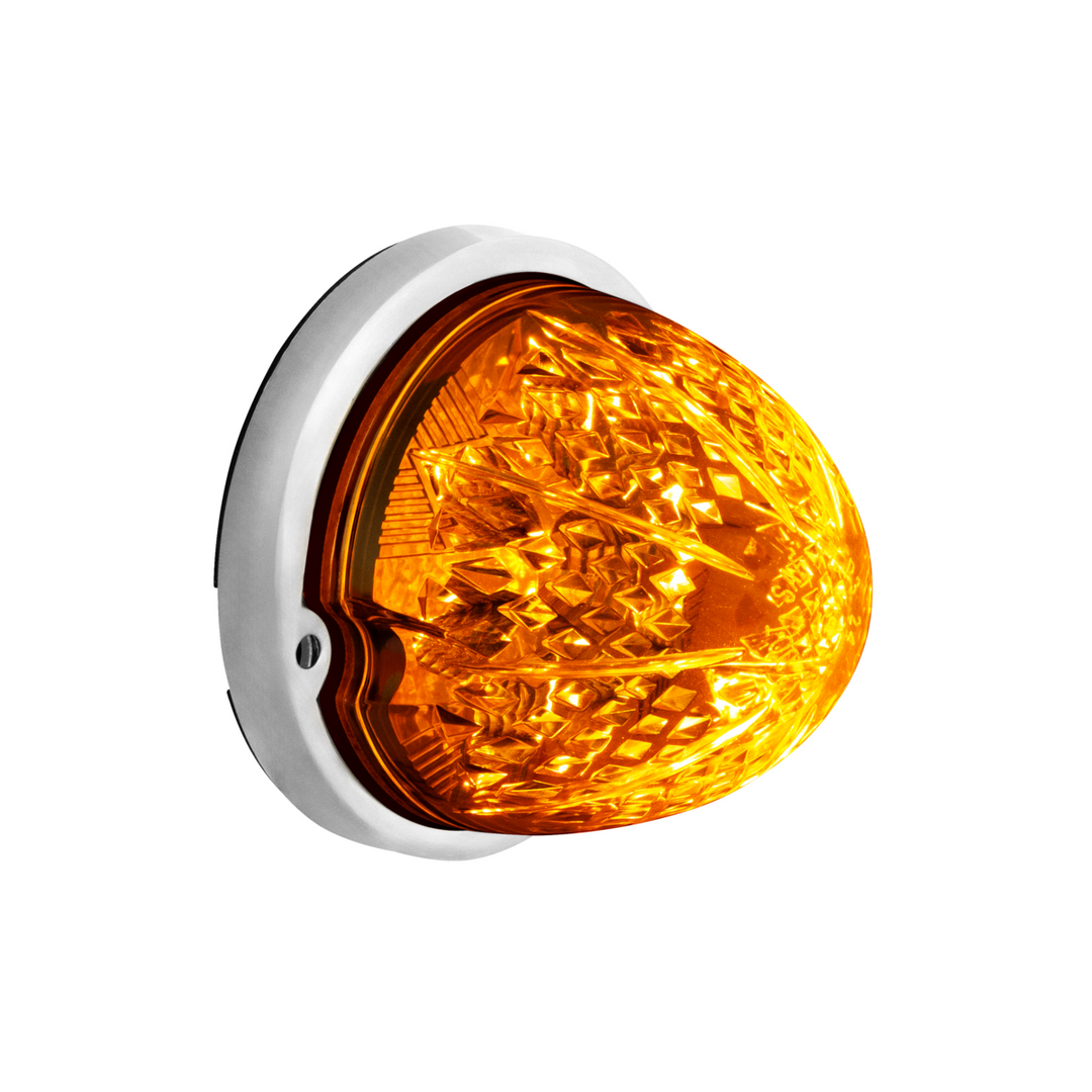 Crystal-Comet 9 LED Dual Function Watermelon Light With Stainless Steel Bezel