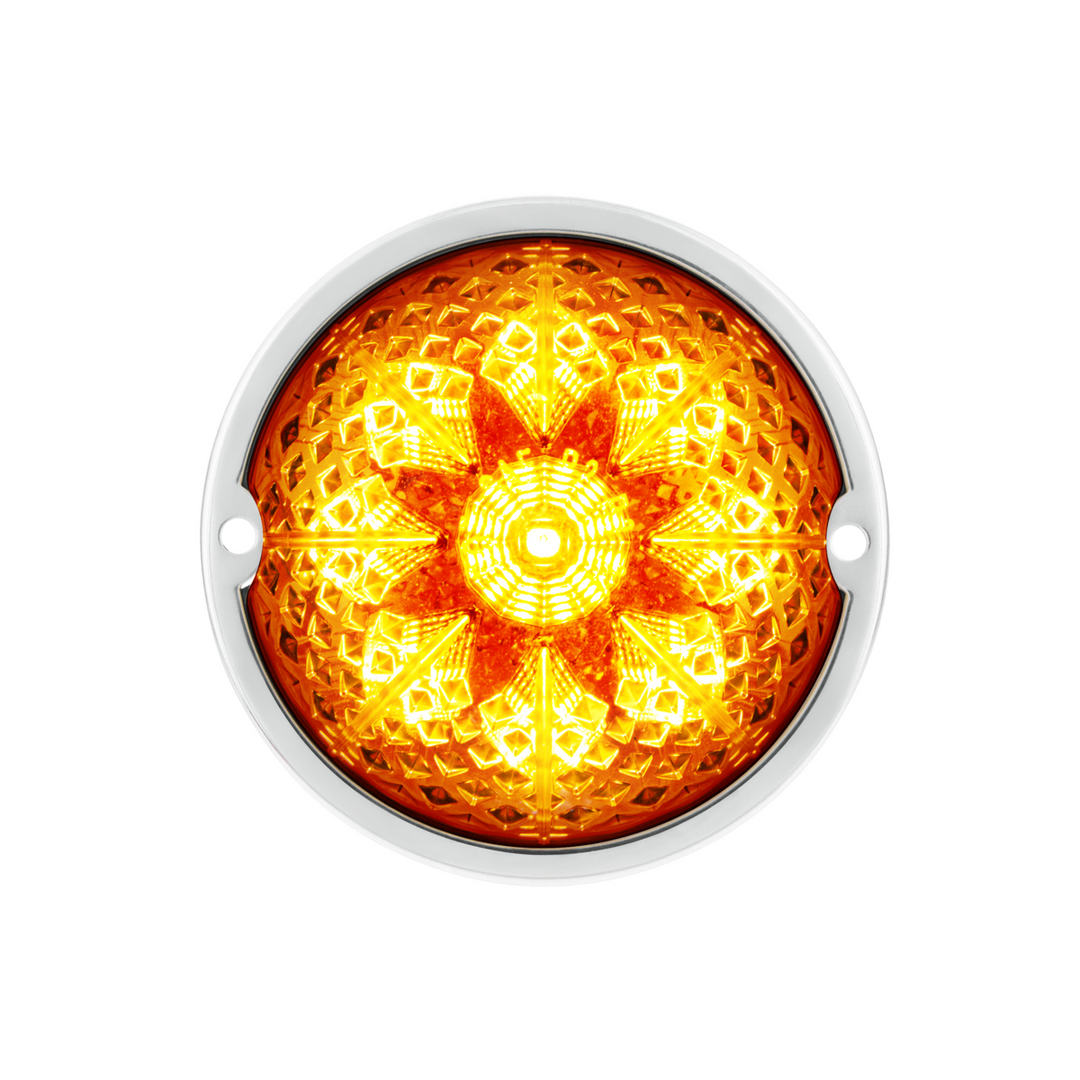 Crystal-Comet 9 LED Dual Function Watermelon Light With Stainless Steel Bezel