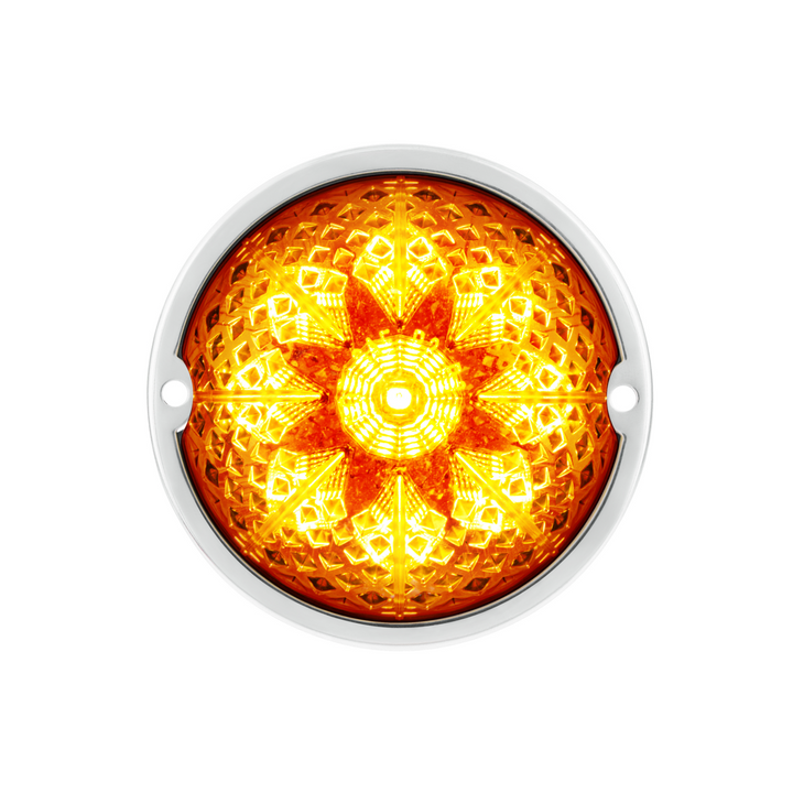 Crystal-Comet 9 LED Dual Function Watermelon Light With Stainless Steel Bezel