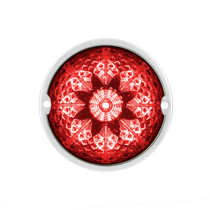 Crystal-Comet 9 LED Dual Function Watermelon Light With Stainless Steel Bezel