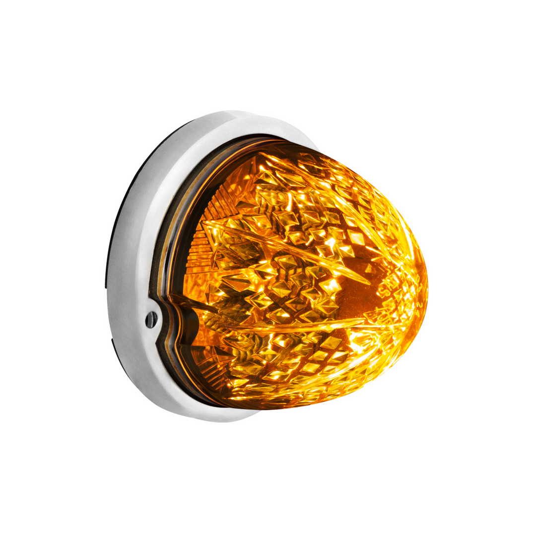 Crystal-Comet 9 LED Dual Function Watermelon Light With Stainless Steel Bezel