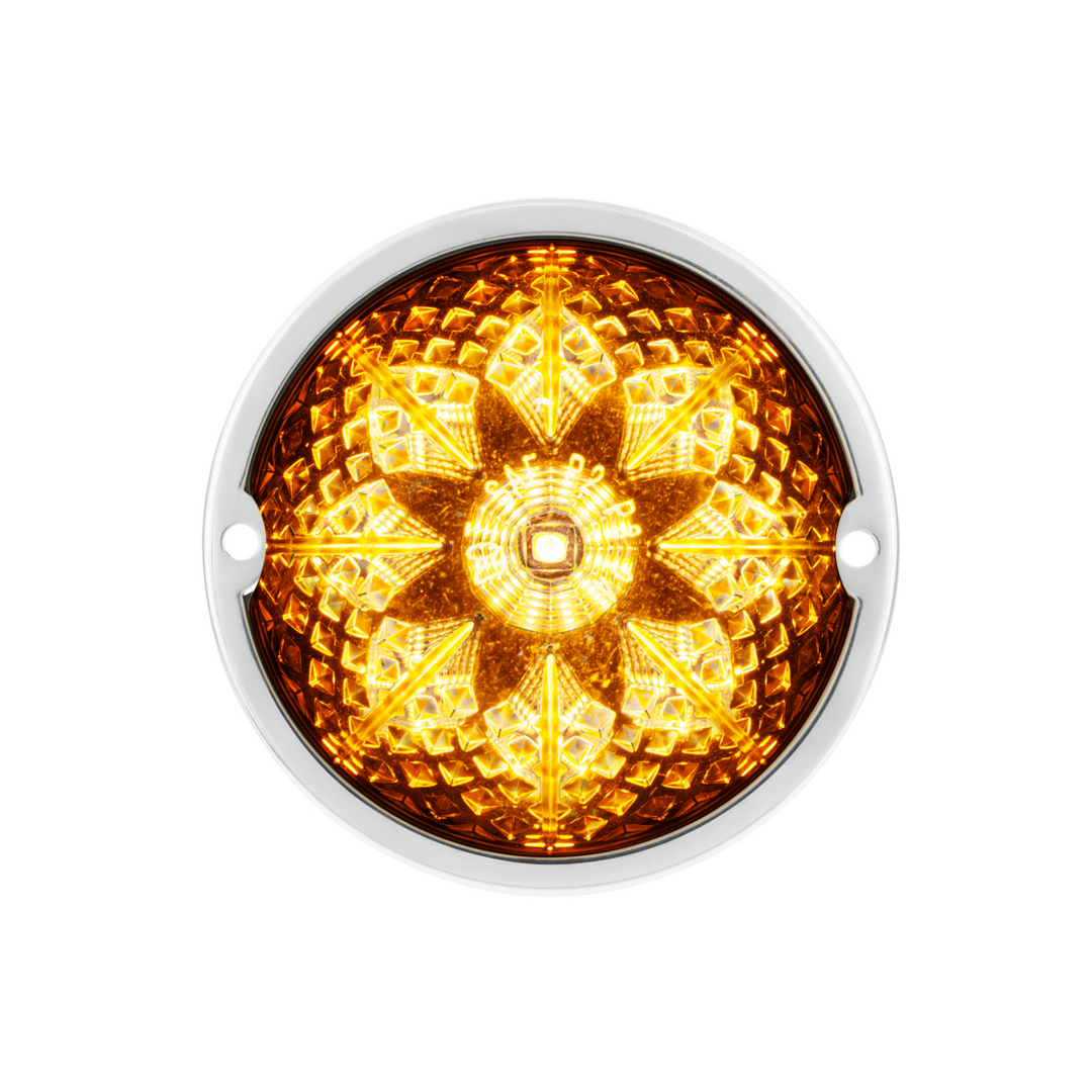 Crystal-Comet 9 LED Dual Function Watermelon Light With Stainless Steel Bezel