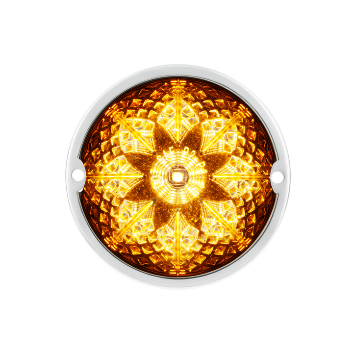 Crystal-Comet 9 LED Dual Function Watermelon Light With Stainless Steel Bezel