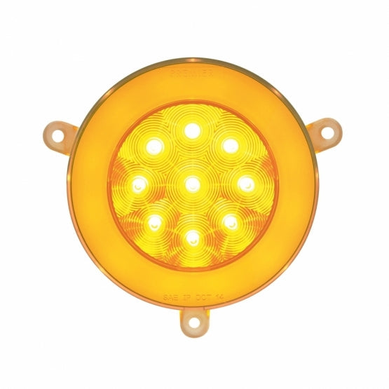 21 LED GloLight Daytime Running Light For 2005-2010 Freightliner Century - Amber LED/Clear Lens