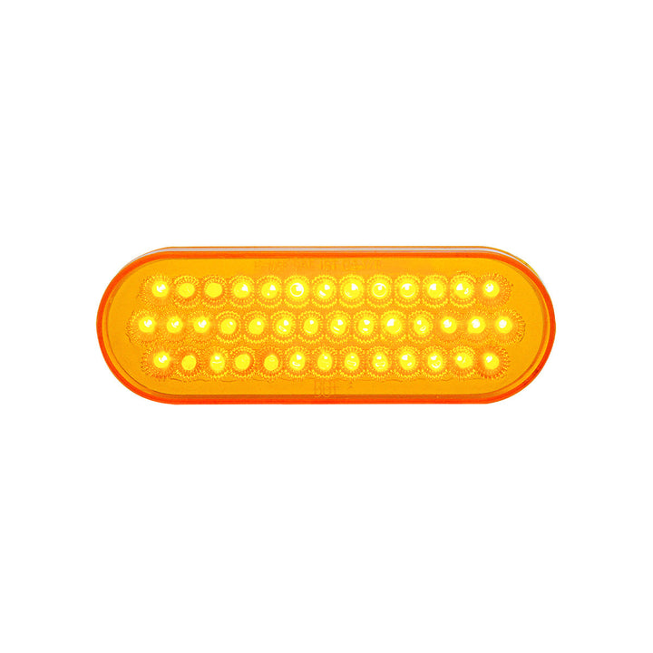 40 LED Oval Turn Signal Light - Amber LED/Amber Lens