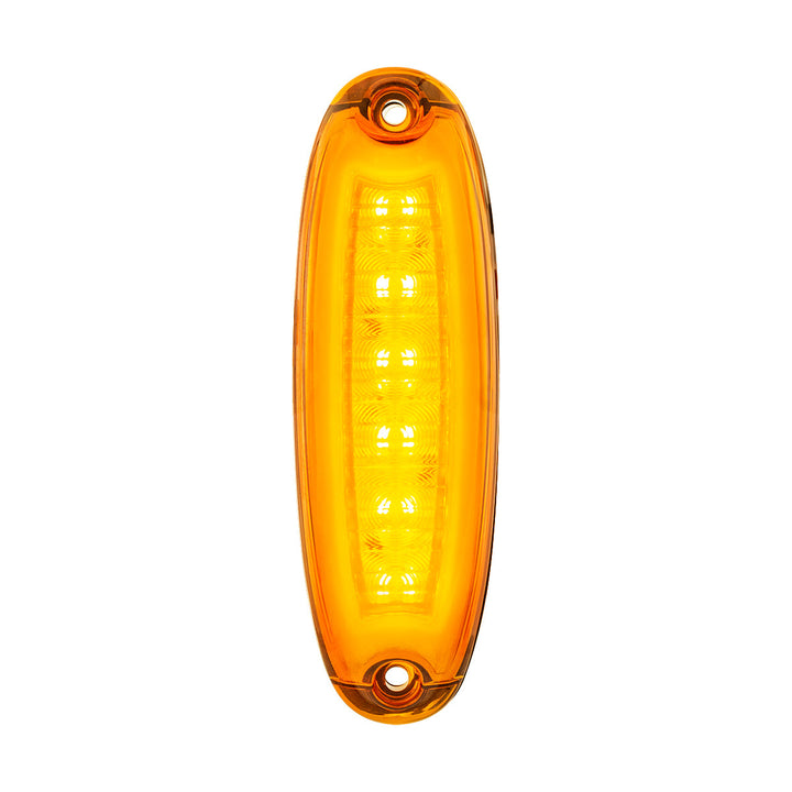 12 LED Cab Light For 2008-2017 Freightliner Cascadia - Amber LED/Amber Lens