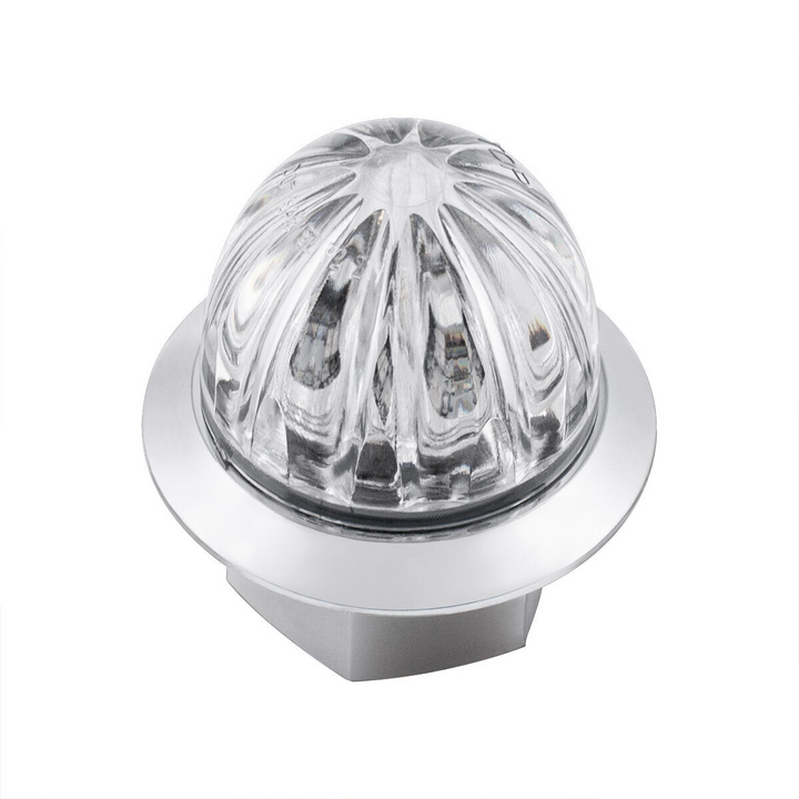 Double Fury 4 LED 1-1/8" Watermelon Clearance/Marker Light - Amber &amp; Purple LED