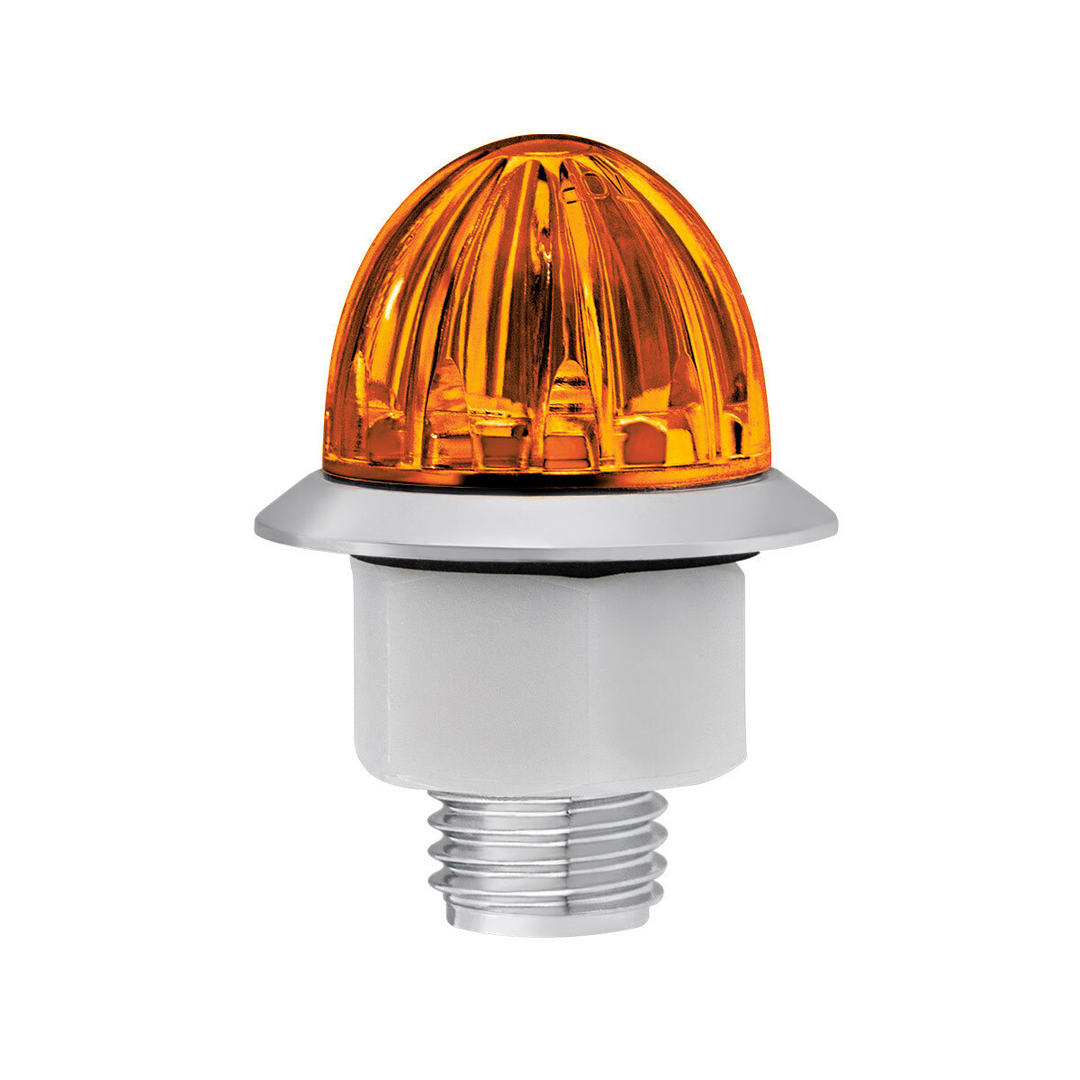 Double Fury 4 LED 1-1/8" Watermelon Clearance/Marker Light - Amber &amp; Purple LED