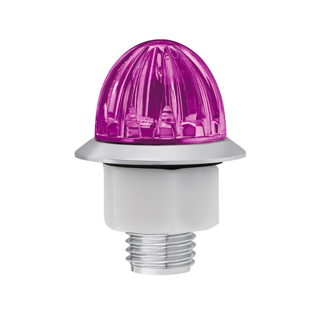 Double Fury 4 LED 1-1/8" Watermelon Clearance/Marker Light - Amber &amp; Purple LED