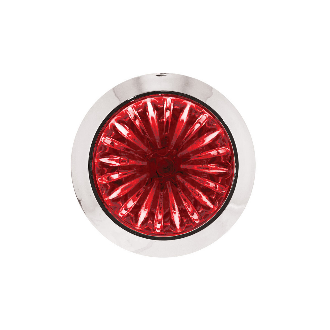 Double Fury 4 LED 1-1/8" Watermelon Clearance/Marker Light - Red &amp; Purple LED