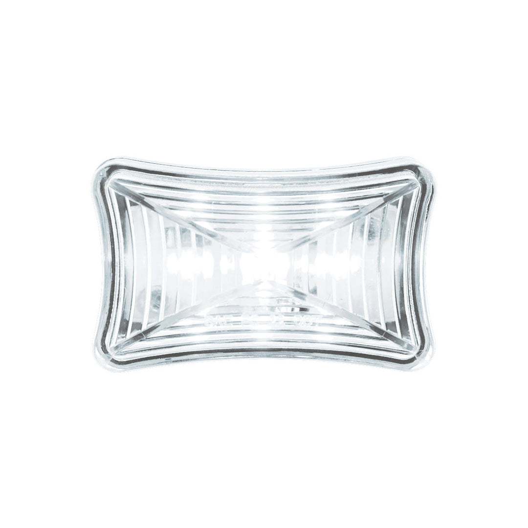 3 LED Rectangular Auxiliary Light - White LED/Clear Lens