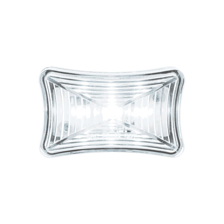 3 LED Rectangular Auxiliary Light - White LED/Clear Lens
