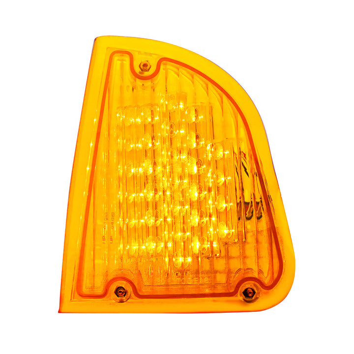 29 LED Turn Signal Light For 1985-2007 Kenworth T600 (Driver) - Amber LED/Amber Lens