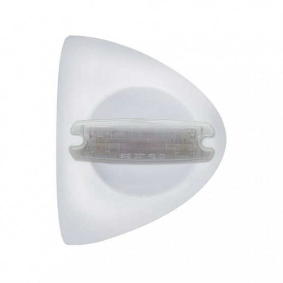 12 LED Headlight Turn Signal Cover - Amber LED/Clear Lens