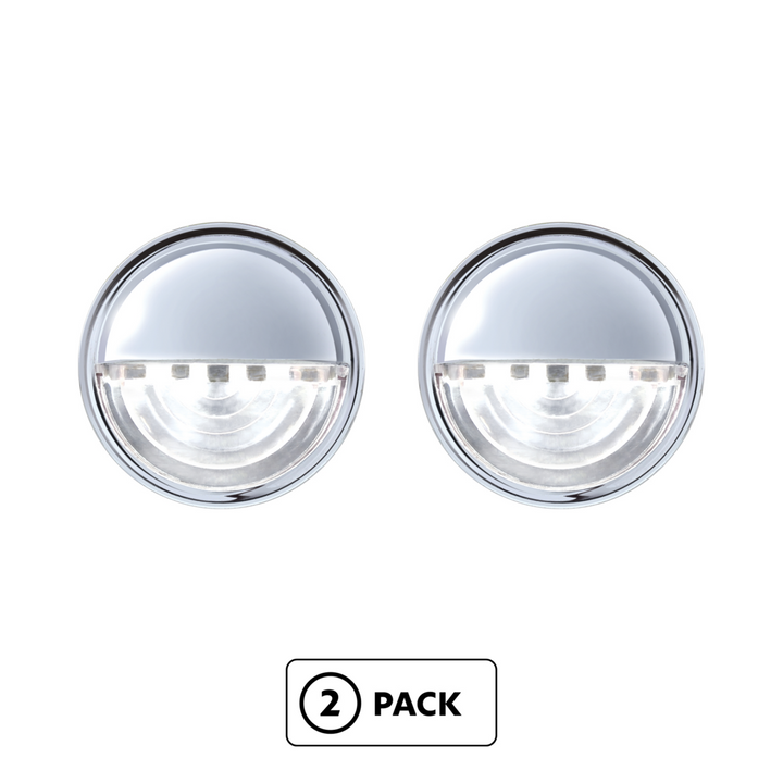 4 LED Round License Light