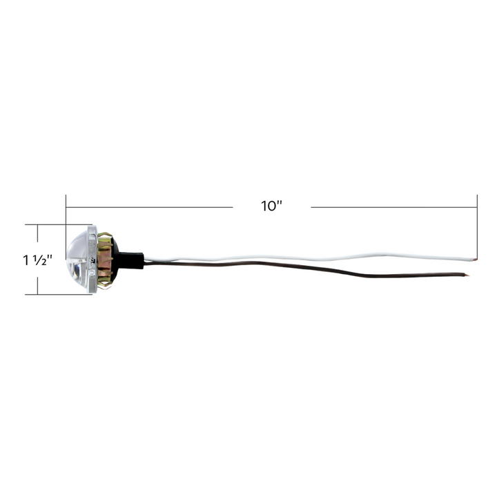4 LED Round License Light