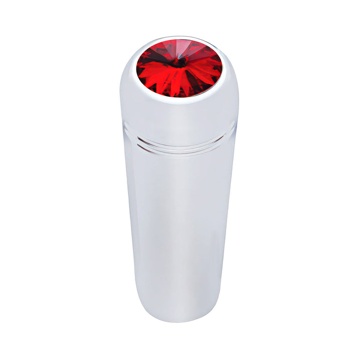 1-7/8" Short Aluminum Toggle Switch Extension With Crystal For Kenworth - Red Crystal