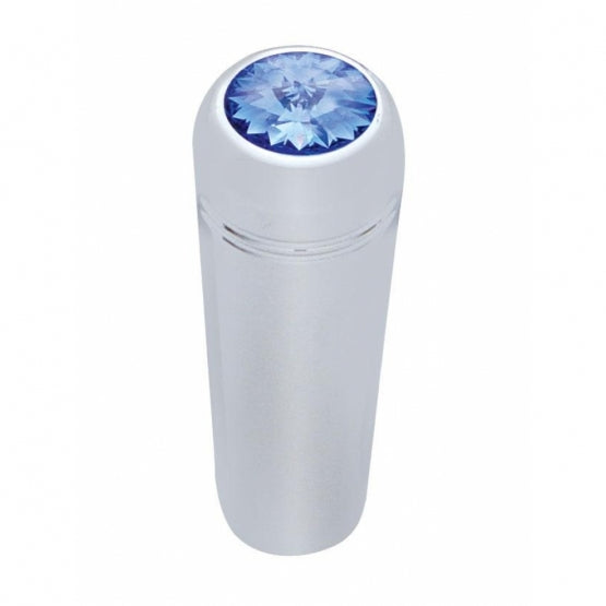 1-7/8" Short Aluminum Toggle Switch Extension With Crystal For Kenworth - Blue Crystal