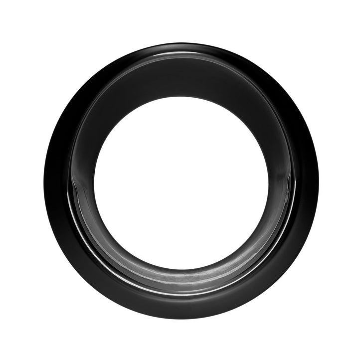 Candy Color Small Gauge Cover With Visor - Glossy Black