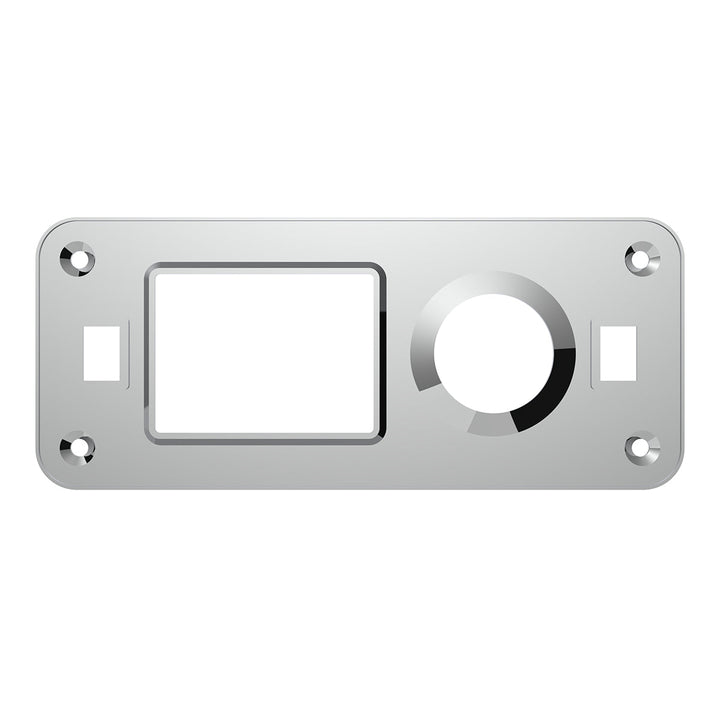 Chrome Plastic Dome Light Cover With Swivel Light Hole For Peterbilt 386 (2006-2010) &amp; 387 (1999-2010)