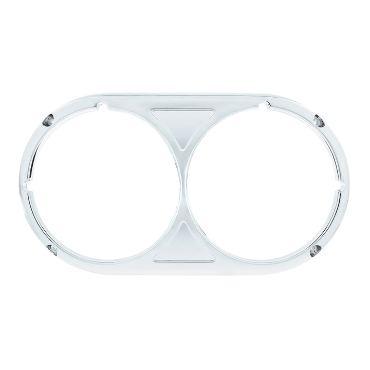 Chrome Plastic Headlight Bezel For 1967-1987 Peterbilt 359 - Original Style