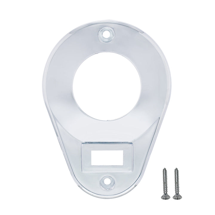 Chrome Plastic Teardrop Style Dome Light Cover For Kenworth T600/T660/T800/W900