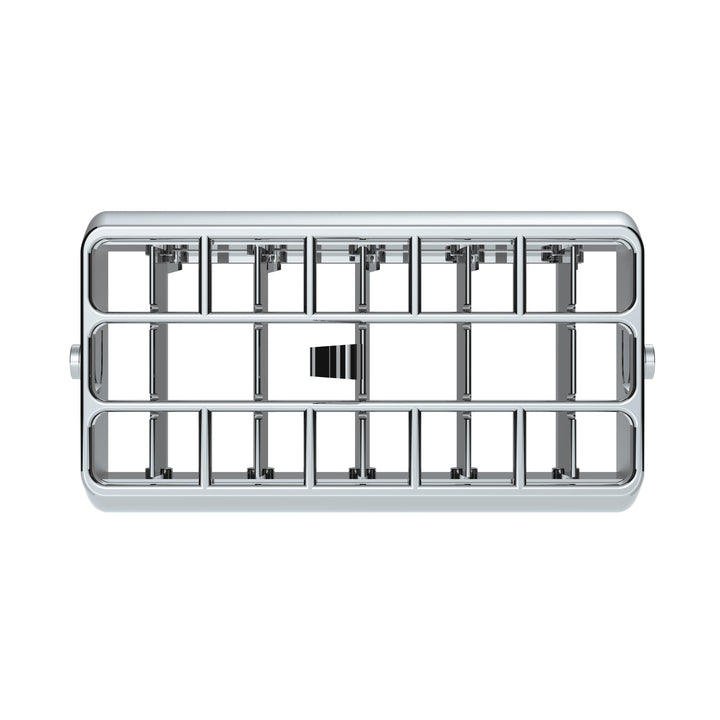 Chrome Plastic A/C Vent For 2001-05 Peterbilt - Center