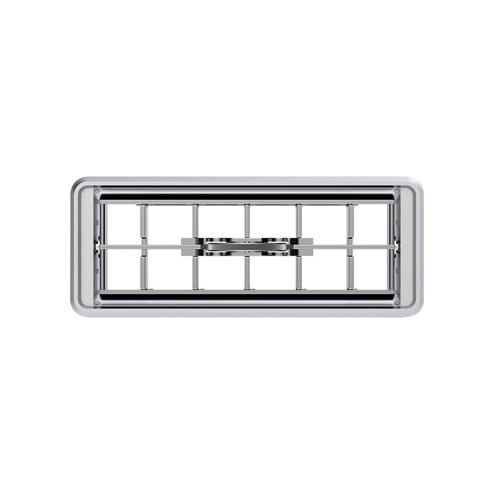 Chrome Plastic A/C Vent For 2001 &amp; Earlier Kenworth - Center