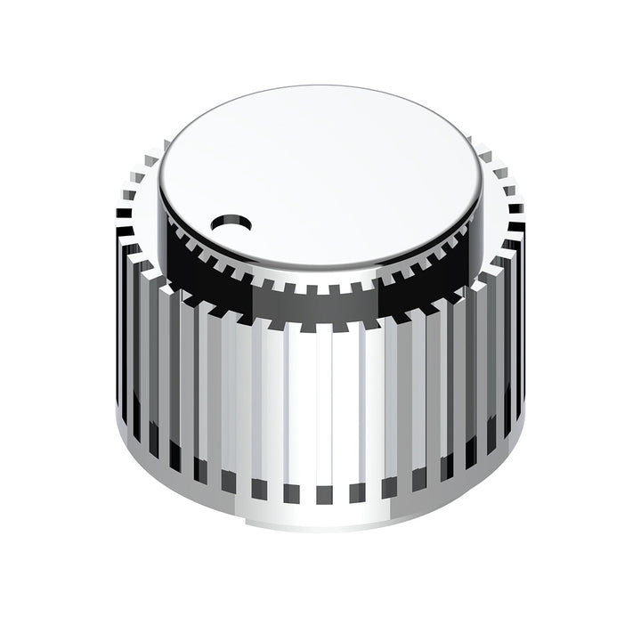 Chrome Plastic 1" Diameter Control Knob