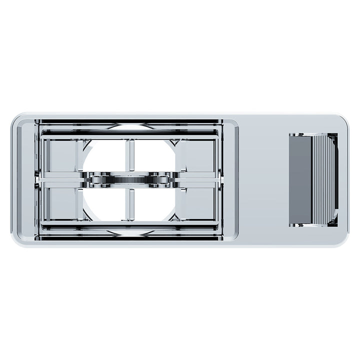 Chrome Plastic A/C Vent For 2001 &amp; Older Kenworth - Driver
