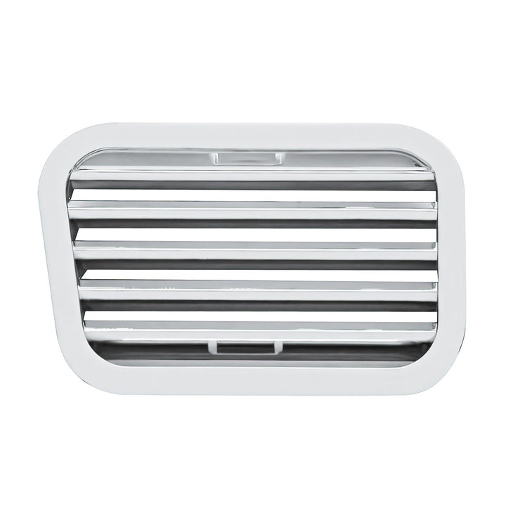 Chrome Plastic A/C Defroster Vent For 2006+ Kenworth W900/T800/T660/T600 - Driver