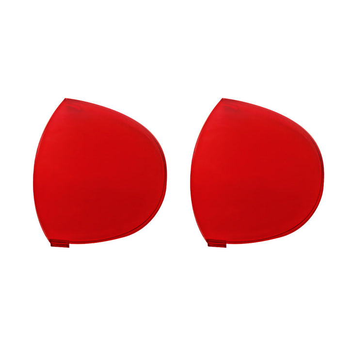 Round Dome Light Lens For 2006+ Kenworth - Red (Card of 2)