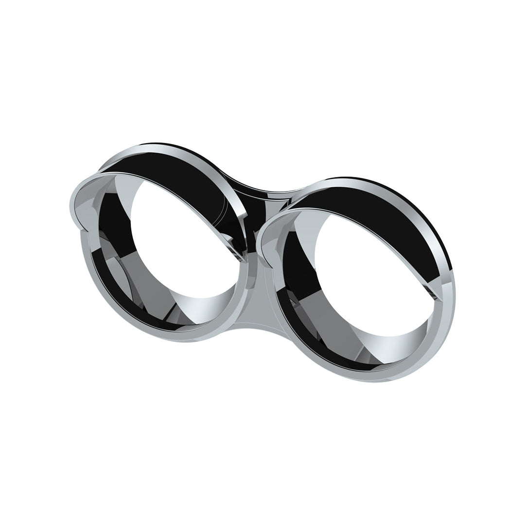 Small 2 Gauge Cluster Bezel With Visor For 2006+ Kenworth