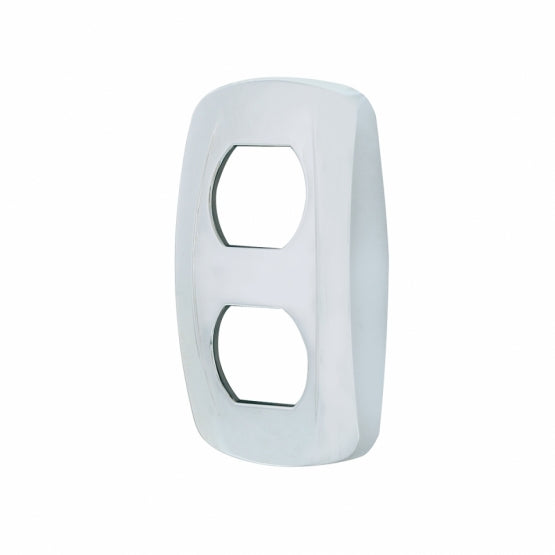 Chrome Plastic Rocker Switch Trims For Australian Kenworth (3-Pack)