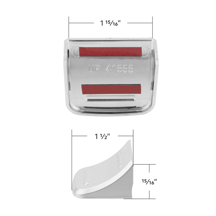 Chrome Plastic Trailer Brake Lever Cover For 2013-2026 Kenworth T680 &amp; 2012-2026 Peterbilt 579