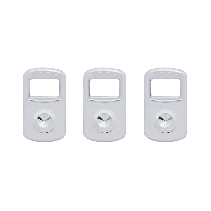 Rocker Switch Cover For Kenworth/Peterbilt - Indented (Card of 3)