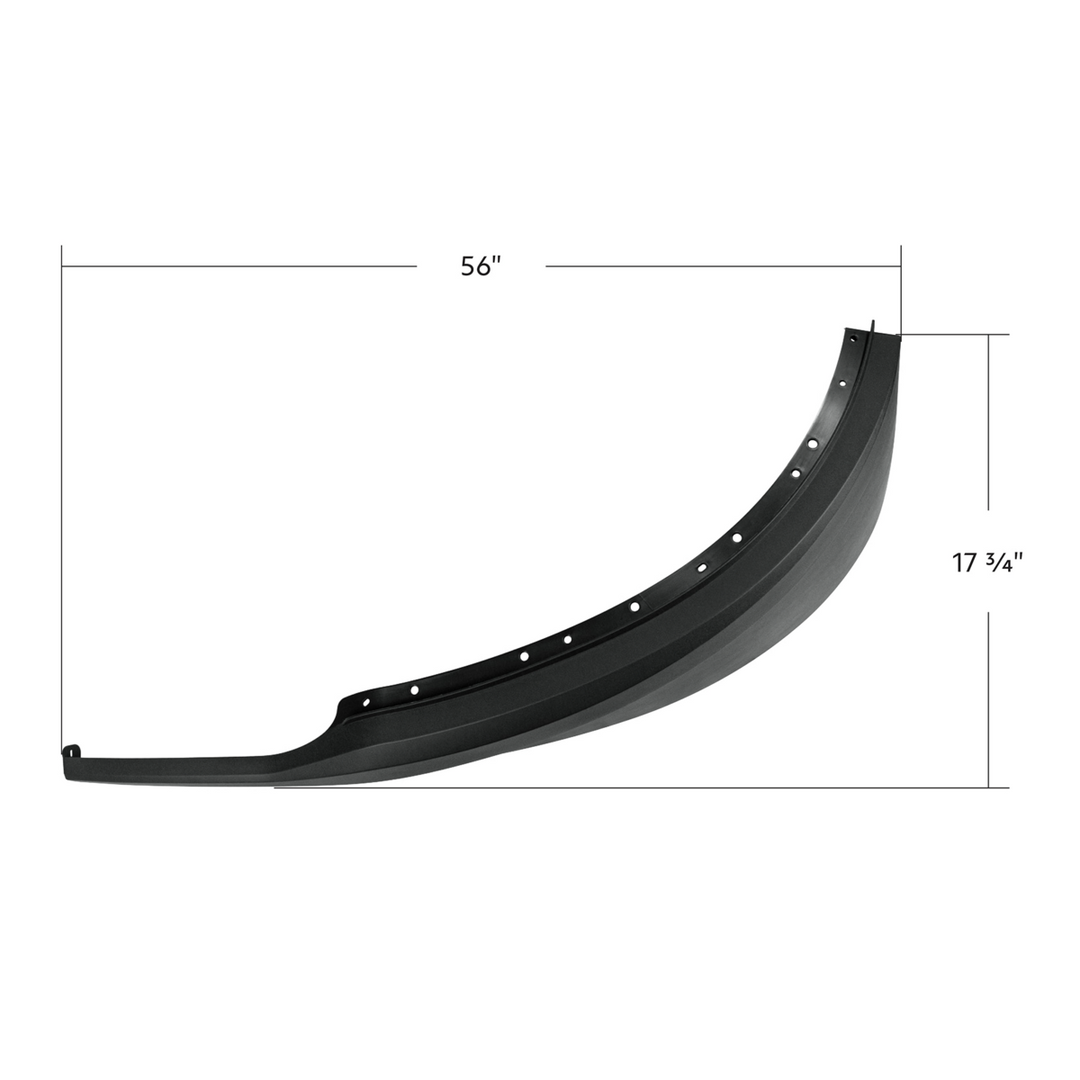 Bumper Cover Without Fog Light Opening For 2022-2026 Kenworth T680 — Driver