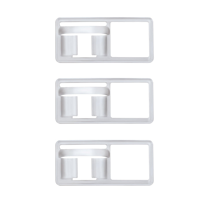 Chrome Toggle Switch Trim For Freightliner - Old Style (Card of 3)