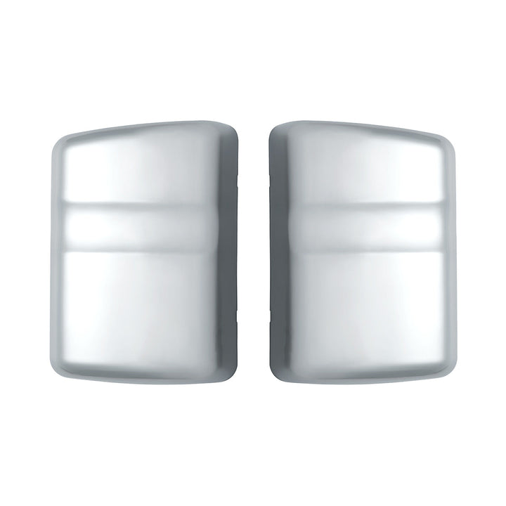 Chrome Plastic Bottom Mirror Post Covers For 2000-2010 International 9200I/9400I/9900I (Pair)