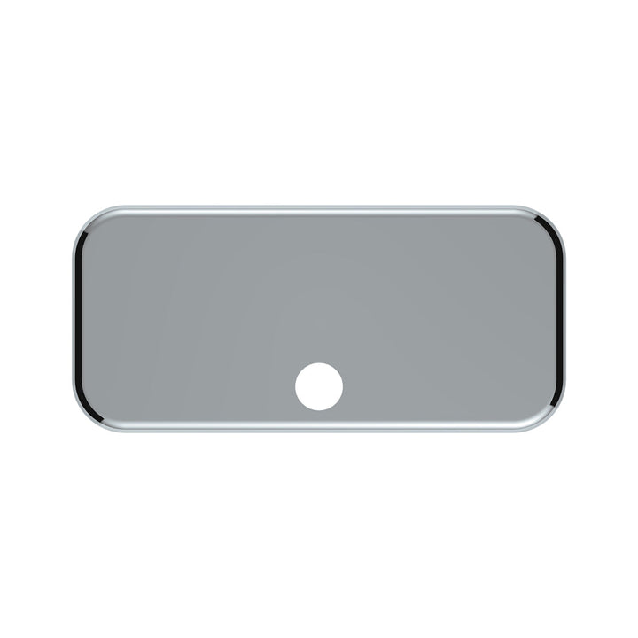 Chrome Plastic Upper Side Storage Door Cover For 2007-2018 Freightliner Cascadia