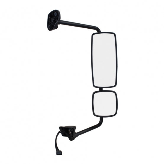 Chrome Mirror Assembly With Power Adjust &amp; Heated For Freightliner M2 - Passenger