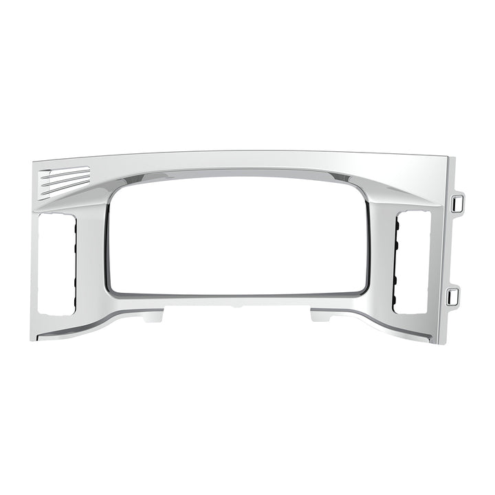Chrome Plastic Center Dash Instrument Bezel For 2018-2023 Freightliner Cascadia