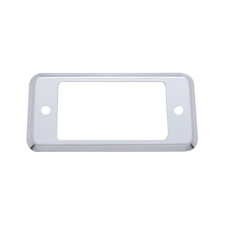 Plain Stainless "A" Panel Pocket Cover for Peterbilt